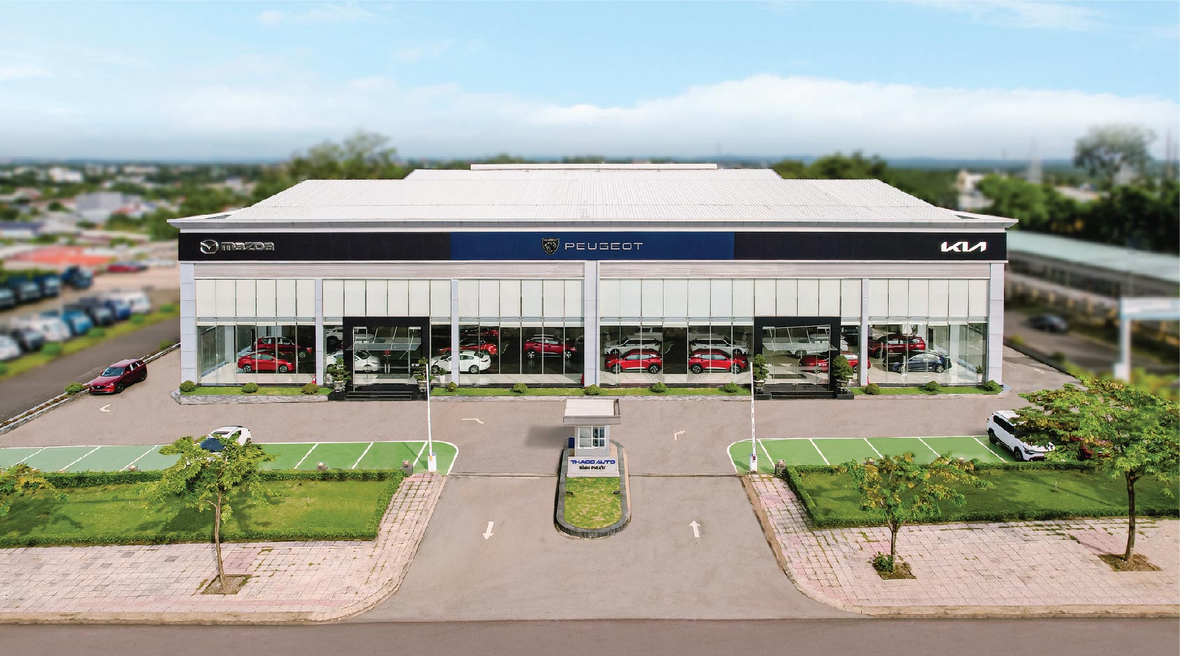 SHOWROOM KIA - MAZDA - PEUGEOT ĐỒNG XOÀI